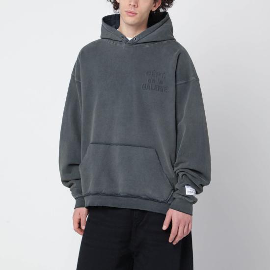 25FW 갤러리 디파트먼트 후드 티셔츠 DEH 50039CO Grey