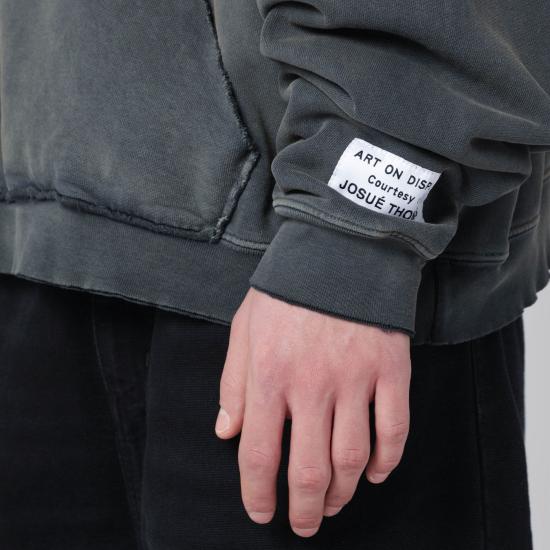 25FW 갤러리 디파트먼트 후드 티셔츠 DEH 50039CO Grey - GALLERY DEPT