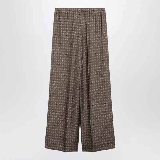 26SS 막스마라 스트레이트 팬츠 MXMVISCHIOSI Brown - MAX MARA