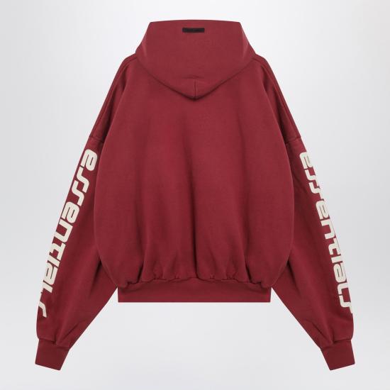 25FW 피어오브갓 후드 티셔츠 192HO256901F Red - FEAR OF GOD
