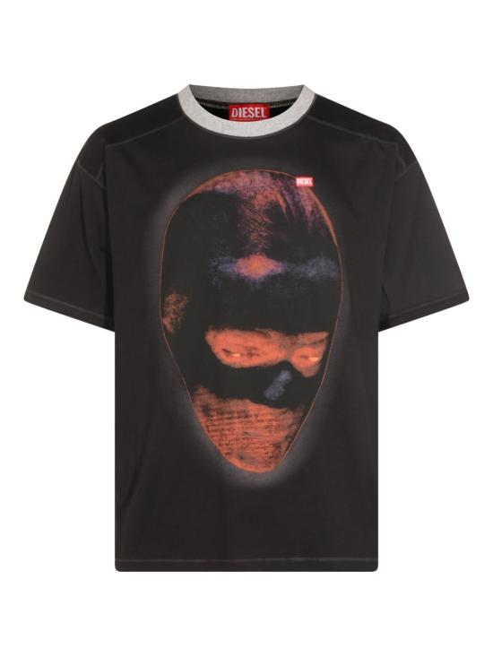 26SS 디젤 반팔 티셔츠 A20940 0PLAT9XX Black