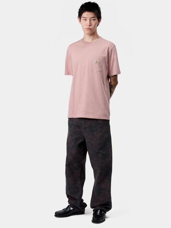 26SS 칼하트 WIP 반팔 티셔츠 I030434 1NJ XX Glassy pink black - CARHARTT WIP