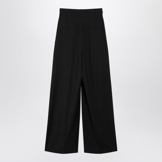  스포트막스 스트레이트 팬츠 SPXBAUTTACO Black - SPORTMAX