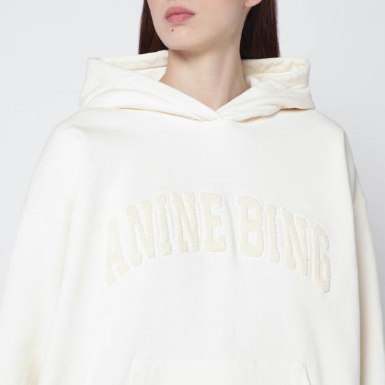26SS 애니빙 후드 티셔츠 A 08 11858CO Beige - ANINE BING