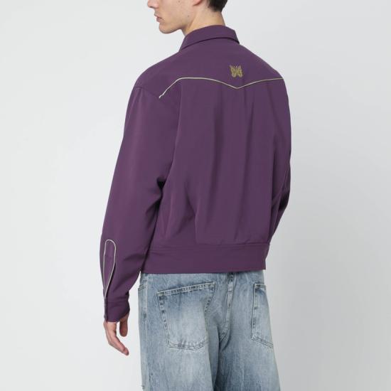 25FW 니들스 긴팔 셔츠 RW259PL Purple - NEEDLES