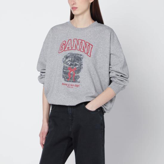 26SS 가니 키티 스웨트셔츠 A106001611032 Grey