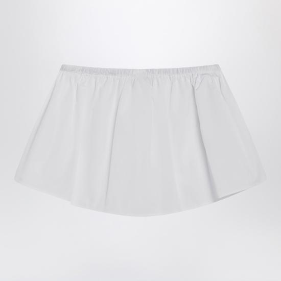 26SS 미우미우 숏 스커트 MG2643OOO10RG White - MIU MIU