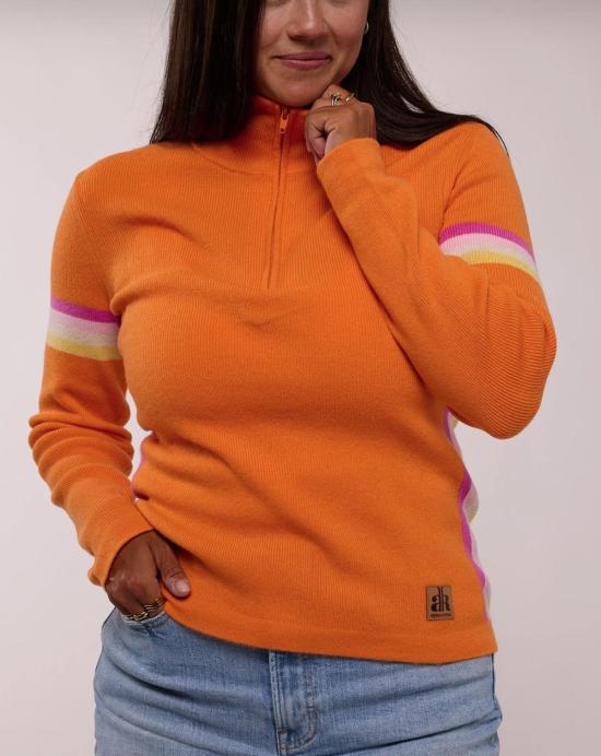 Alpine Revival 스웨터 알파인 리바이벌 파우더 데이 하프 집업  선셋 - OTHER BRANDS