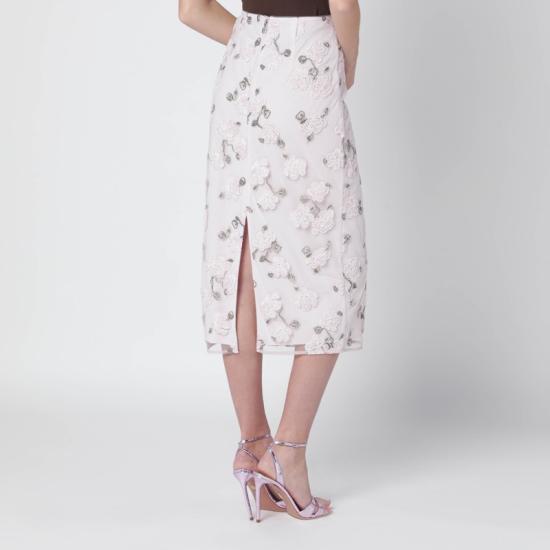 26SS 로테이트 바이 크리스텐슨 미디 스커트 1154741810CO Pink - ROTATE BY BIRGERCHRISTENSEN