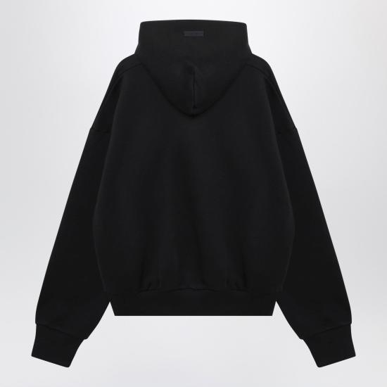25FW 피어오브갓 로고 클래식 후드 티셔츠 피어오브갓 192HO256861F Black - FEAR OF GOD
