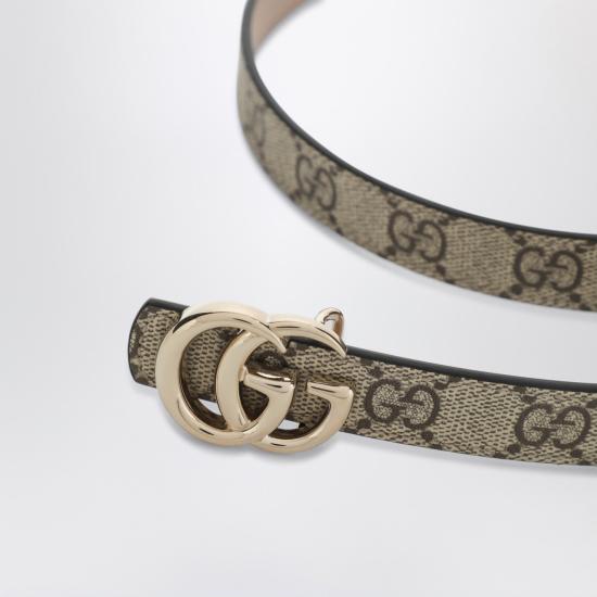 26SS 구찌 슬림 벨트 847132FAFGJ Beige - GUCCI