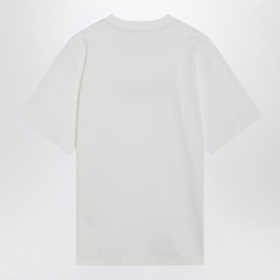 26SS 버버리 로고 코튼 티셔츠 8122389163419 White - BURBERRY