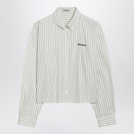 26SS 미우미우 셔츠 MK1659OOO180U White