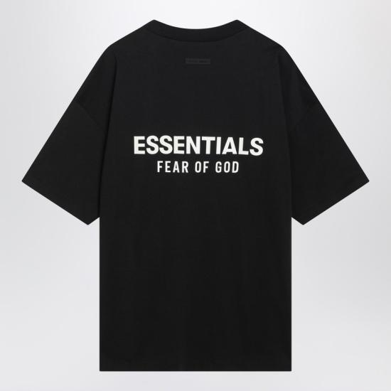 25FW 피어오브갓 반팔 티셔츠 125AS254481F Black - FEAR OF GOD