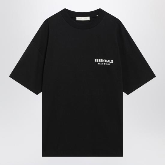 25FW 피어오브갓 반팔 티셔츠 125AS254481F Black