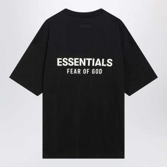 25FW 피어오브갓 반팔 티셔츠 125AS254481F Black - FEAR OF GOD