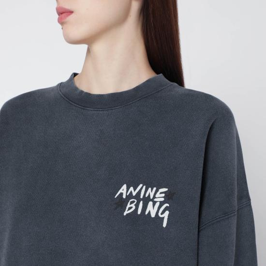 26SS 애니빙 긴팔 티셔츠 A 08 12055CO Black - ANINE BING