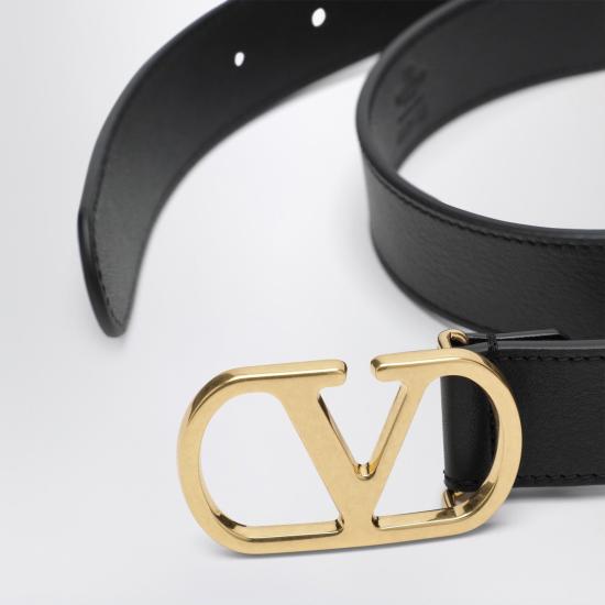 26SS 발렌티노 가라바니 레귤러 벨트 8W2T0SM3IYR Black - VALENTINO GARAVANI
