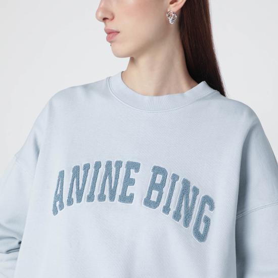 26SS 애니빙 긴팔 티셔츠 A 08 12063CO Light blue - ANINE BING