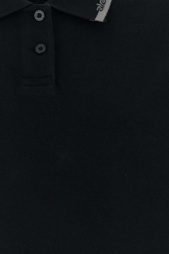  알렉산더 왕 숏 원피스 릴렉스드 미니 폴로 드레스 블랙 - ALEXANDER WANG