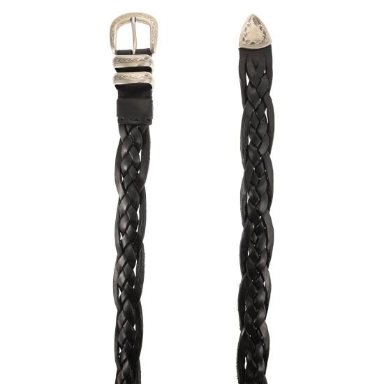 26SS 브루넬로 쿠치넬리 가죽 벨트 MAUTA348 BLACK - BRUNELLO CUCINELLI