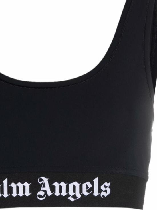 25SS 팜앤젤스 긴팔 티셔츠 PWVO010C99FAB001 1001 Black whit - PALM ANGELS