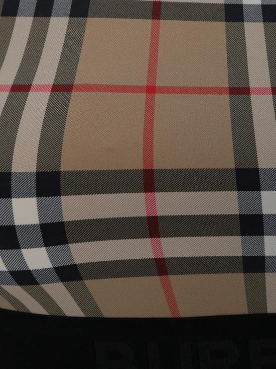 26SS 버버리 체크 패턴 로고 브라탑 8049477 A7028 - BURBERRY