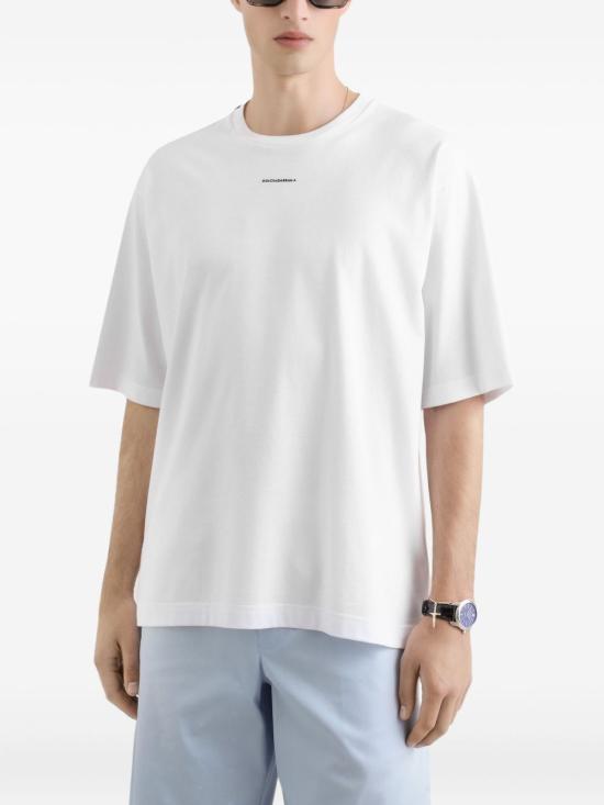 26SS 돌체앤가바나 반팔 티셔츠 G8PB8TG7PYR W0800 White - DOLCE & GABBANA