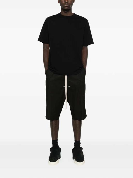 26SS 릭 오웬스 반팔 티셔츠 RU01F2232JA 9 BLACK - RICK OWENS