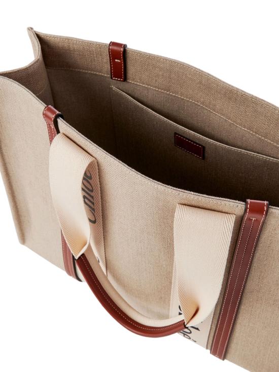 26SS 끌로에 토트백 CHC22AS382I26 90U WHITE BROWN 1 - CHLOE