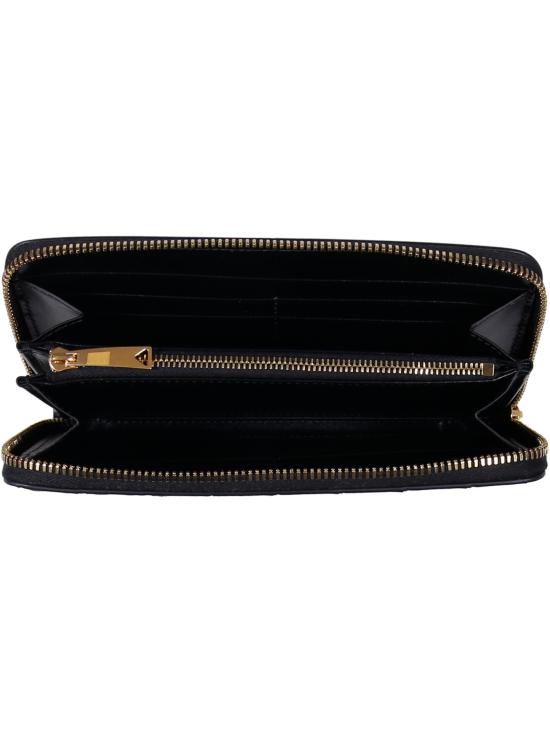 26SS 보테가베네타 지갑 814674 VCPP2 8425 BLACK GOLD - BOTTEGA VENETA