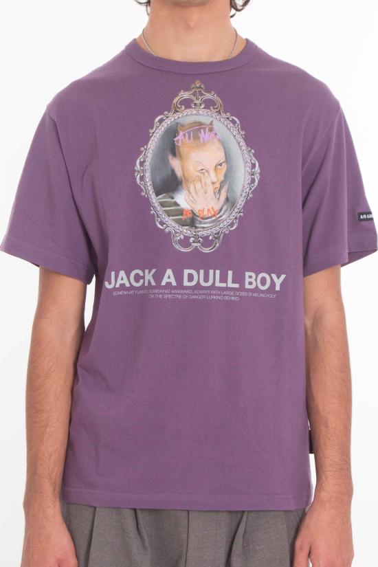 25FW AJOBYAJO 반팔 티셔츠 AJ254TE002PU PURPLE Purple - AJOBYAJO