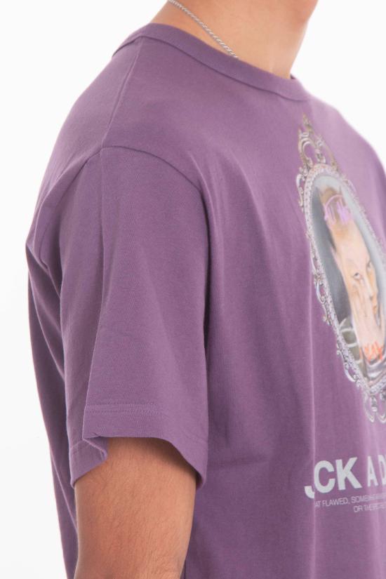 25FW AJOBYAJO 반팔 티셔츠 AJ254TE002PU PURPLE Purple - AJOBYAJO