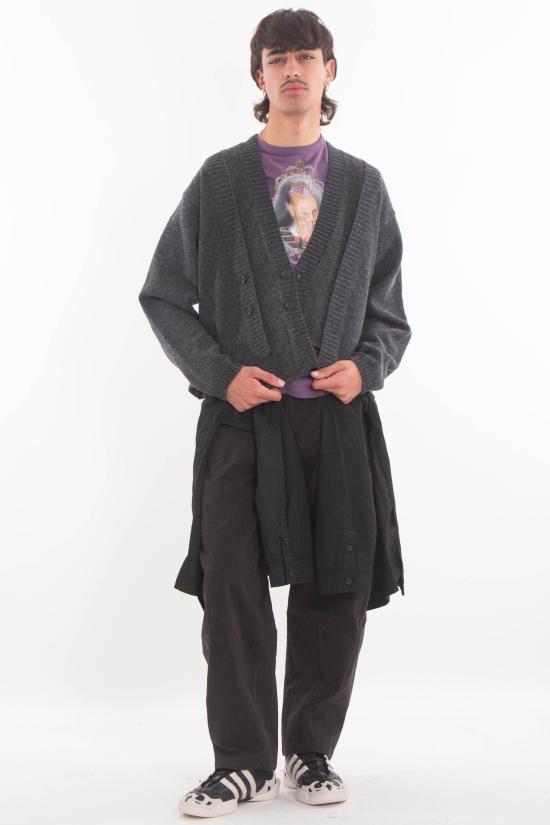 25FW AJOBYAJO 니트웨어 AJ254OT007CH CHARCOAL Grey - OTHER BRANDS