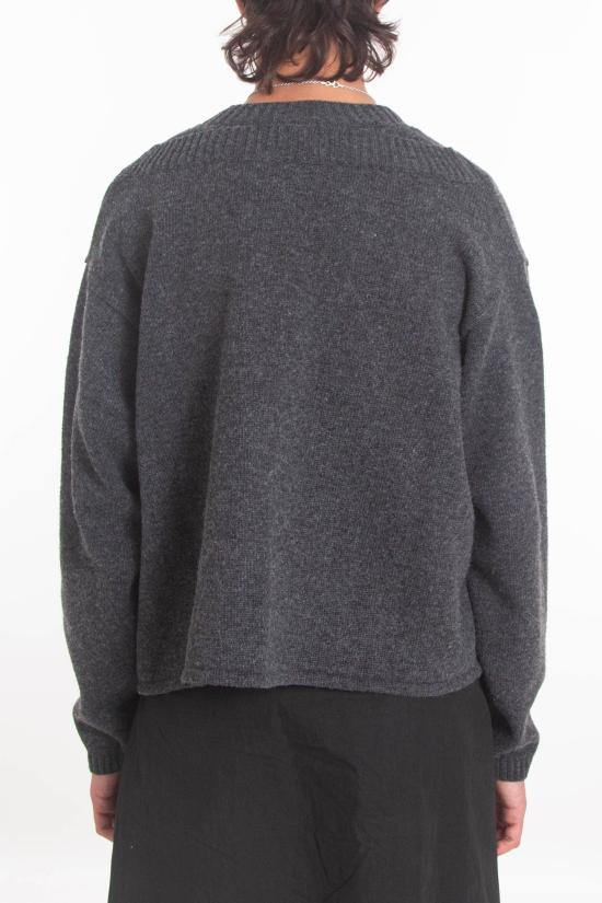 25FW AJOBYAJO 니트웨어 AJ254OT007CH CHARCOAL Grey - OTHER BRANDS