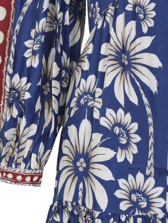 26SS 팜 리오 미디 원피스 350091 26067 Luna blue - FARM RIO