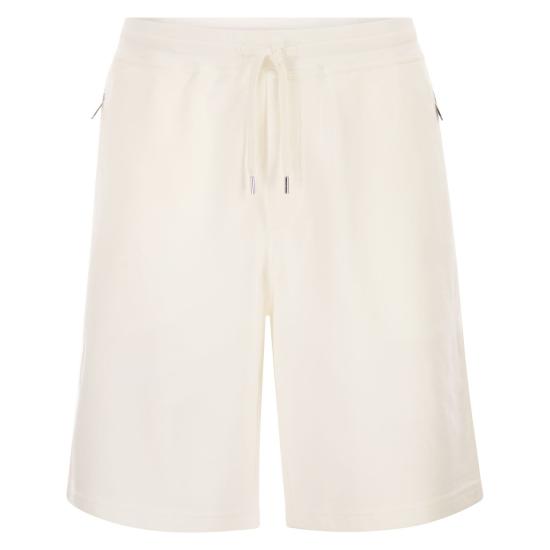 26SS 브루넬로 쿠치넬리 숏팬츠 MW8633242G WHITE