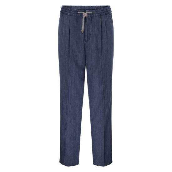 26SS 브루넬로 쿠치넬리 스트레이트 팬츠 MH263E1710 MEDIUM DENIM