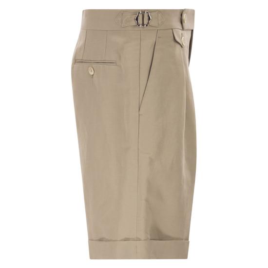 26SS 브루넬로 쿠치넬리 숏팬츠 MH253U0040 BEIGE - BRUNELLO CUCINELLI