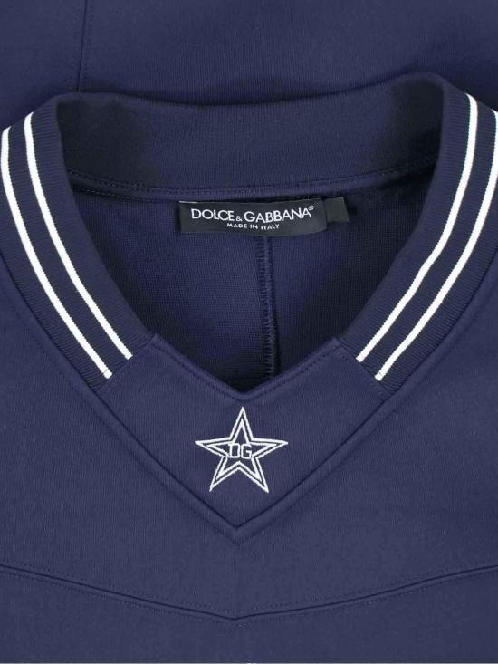 25FW 돌체앤가바나 반팔 티셔츠 F8V97ZGDDHOS8000 Blue - DOLCE & GABBANA