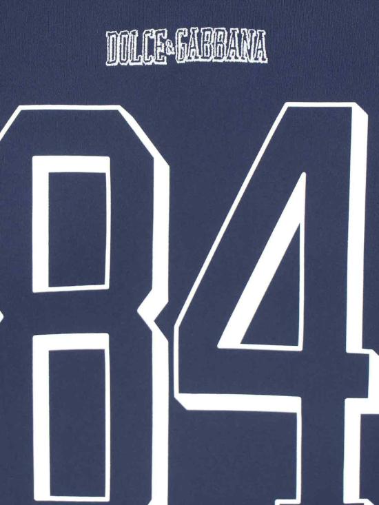 25FW 돌체앤가바나 반팔 티셔츠 F8V97ZGDDHOS8000 Blue - DOLCE & GABBANA
