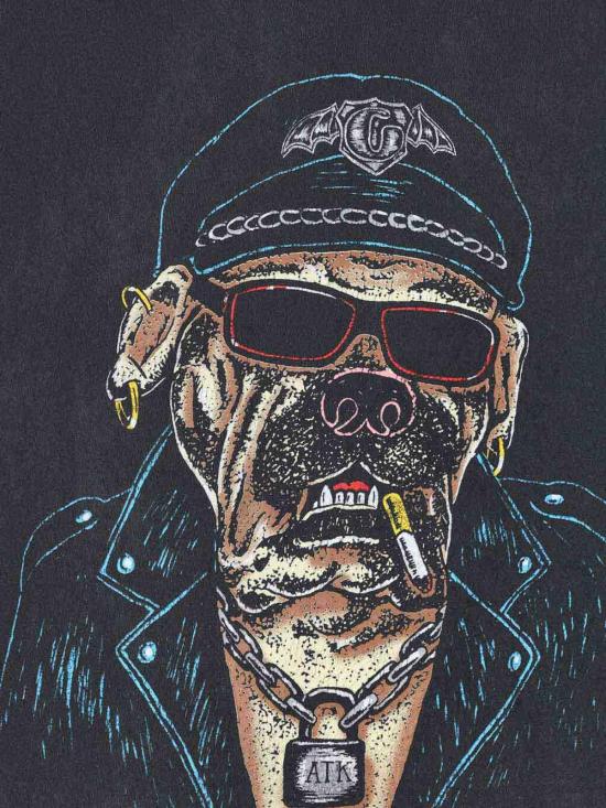 26FW 갤러리 디파트먼트 반팔 티셔츠 OBD10284 Black - GALLERY DEPT