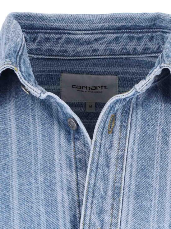 25FW 칼하트 데님 셔츠 I03556732H12 Blue - CARHARTT