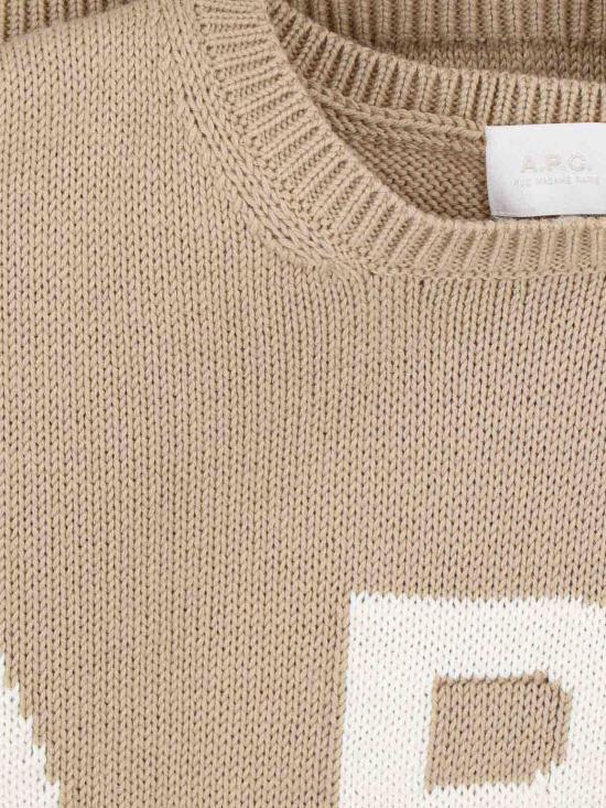  아페쎄 스웨터 WOASLM23009AAE Beige - A.P.C.