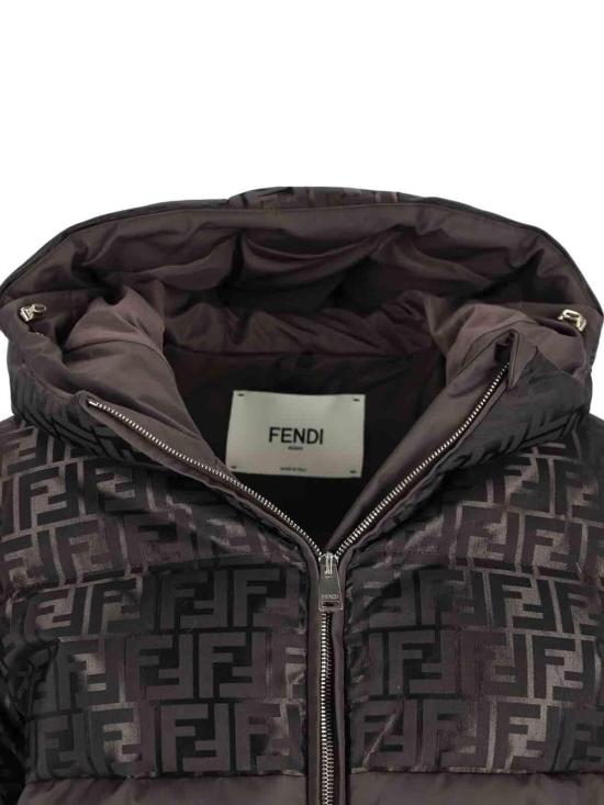  펜디 숏패딩 FAN225AT91F1T6H Brown - FENDI