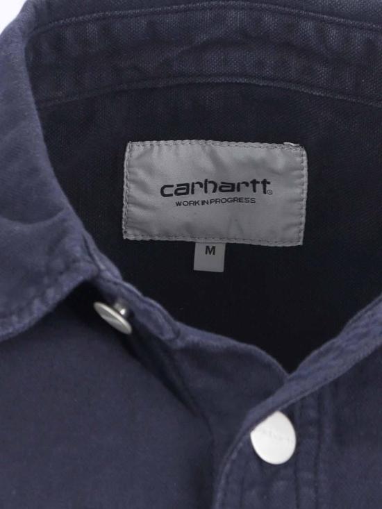 25FW 칼하트 데님 셔츠 I0335781CGD Blue - CARHARTT