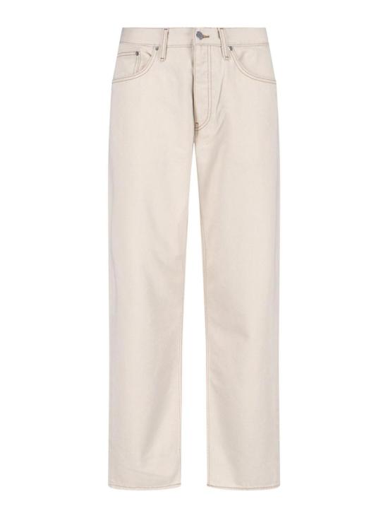  선플라워 스트레이트 팬츠 5123706ECRUCONTRAST White