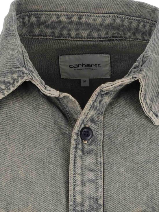 25FW 칼하트 데님 셔츠 I0358213FUGD Grey - CARHARTT