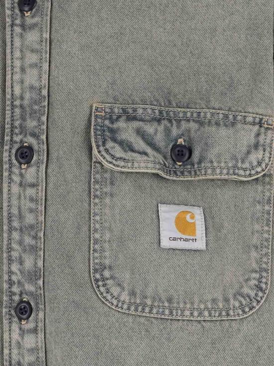 25FW 칼하트 데님 셔츠 I0358213FUGD Grey - CARHARTT
