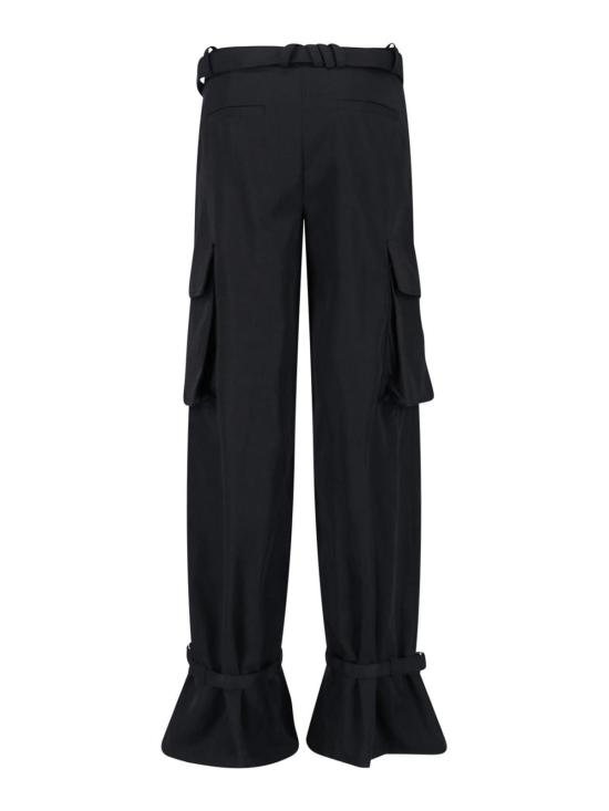 26SS 디 아티코 스트레이트 팬츠 260WCP00283PLL001AA100 Black - THE ATTICO